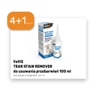 4+1 VetIQ Tear Stain Remover do usuwania przebarwień 100ml  
